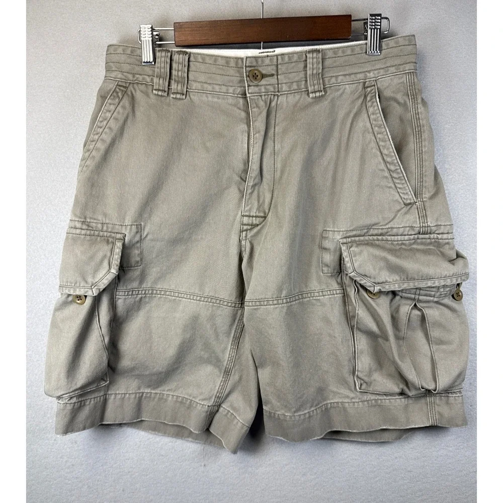 Polo Ralph Lauren Classic Chino Cargo Shorts Mens Size 31 Casual Outdoor Camping
